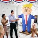 Inflatable Costumes for Adult Funny Costume Halloween Holiday President Blow Up Outfit Full Body, Fits Adults From 63 to 78 inches Tall