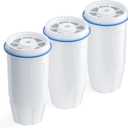 BOGDA 3 Pack Water Filter Replacement Zero, 5-Stage Compatible with Zero Pitcher and Dispenser, Fit for Zero Filter Water Replacement Filters and ZR-001 ZR-017 ZR-004