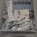 2x6 Washable Runner Rugs for Hallway: Easy-to-Clean Abstract Runners for Entryway Bedroom - Stain and Water Resistant Rugs with Non-Slip Backing - Soft Low-Pile Carpet Black Grey