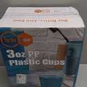 200 Sets Clear Plastic Cups with Strawless Sip Lids, To Go Crystal Clear Disposable Plastic Cups with Lids for Iced Coffee, Smoothies, Soda, Lemonade, Cold Beverage 3 oz