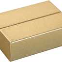 UNIQOOO 12 Pack Gold Birch Wood Stands /1.2mm Slot for Cardstock, Wedding Table Numbers Holders, Photo Holder, Photo Display Stand for Event Decor, Retail Shop, Cafe Restaurant Menu, Business Card, Name Tag