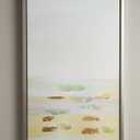 Silver Framed Wall Abstract Art 

size 36*19 inch