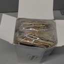 20PCS Wood Mini Chalkboard Sign and Replacement Stickers, Food Labels for Party Buffet,Blackboard for Message Board Signs,Weddings Place Cards, Birthday Party