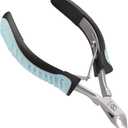 IVON Cuticle Trimmer, Non-Slip Professional Cuticle Nipper Stainless Steel Cutter (Green)