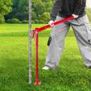 36" T Post Puller Fence Post Puller, Farm Equipment Tractor Accessories, Use Different Chains S Hooks Jacks Tractor Buckets from Ground