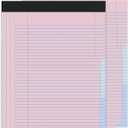 party greeting 12 Colors File Folder Notepad 2.6 Inch Expansion-Pack of 24-9.5 x 12.5 Inch Notebook Folders Organizer for File Filing, Document, Clipboard Organization for Office Home School-Pastel