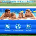 Extra Large Inflatable Swimming Pool for Adults - 180'' x 76'' x 22'' Extra Large Blow-Up Pool Oversized Thickened Family with Pump, 15FT Extra Long Inflatable Pools for Backyard, Easy Set Big Pool