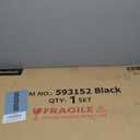 MidWest Homes for Pets Medium Wabbitat Rabbit Cage, Grid Mesh Floor, Removable Tray, Top & Front Door Access, Rust Resistant Finish, No Tools Required (37.0"L x 19.0"W x 20.0"H, Black)