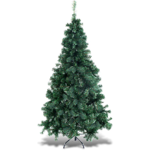 7Ft Artificial PVC Christmas Tree W/Stand Holiday Season Indoor Outdoor Green