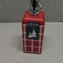 Izod - Lotion Pump/Soap Dispenser, Decorative Countertop Accessories, Holiday Home Decor, Dorm Room Essentials (Nordic Collection, Red)