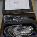 KENES Pop Up Bathroom Sink Drain with Overflow, Matte Black Pop Up Drain Stopper Anti Clog Pop Up Drain Stopper Lavatory Bathroom Vanity Sink Drain