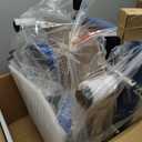 360 PU Padded Swivel Shower Chair-Bath Tub Transfer Bench, 20-25in Adjustable Height, Drop Arms & Anti-Rust Aluminum Shower Chair for Elderly and Disabled, Safety Bench for Bathtubs & Showers