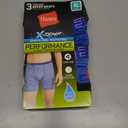 Hanes Men's Underwear Boxer Briefs Pack, Moisture-Wicking Men's Mesh Underwear, X-Temp Cooling with Odor Control, 3-Pack, XL