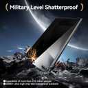 9 x SMARTDEVIL 2 Pack for Samsung Galaxy S24 Ultra Privacy Screen Protector,Anti-Spy Tempered Glass,Full Coverage,Finger Print Reader Compatible, Clear 9H Tempered Glass Film