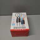 [for Switch 2/1] 4 Pack Tennis Rackets for Nintendo Switch 2 (2025),Game Accessories for Mario Tennis Aces,Handle Grip Holder for Switch 2/Switch Controller Support Other Tennis Game for JoyCon (Blue,Orange,Black,Black)