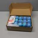 Maitys 144 Pcs Travel Party Earth Stress Balls, Airplane Keychain, Passport Book with Assorted Travel Stickers for Scrapbooks, Organza Bags for Adults Adventure Theme Party Supplies