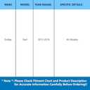JLEO 512510 Rear Wheel Bearing and Hub Assembly Replacement for Dodge Dart 2013 2014 2015 2016 Wheel Hub Assemblies Suspension Kit