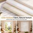 LazBlinds No Drill Cordless Roman Shades, 26" W × 48" H, Faux Linen