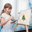 HAOPENGYOU 10Pcs Christmas Wood Hexagon for Crafts, 8.6 inch Unfinished Wood Hexagon with Twine, DIY Wooden Projects, Wood Burning, Painting, Christmas Day Decor DIY Gifts