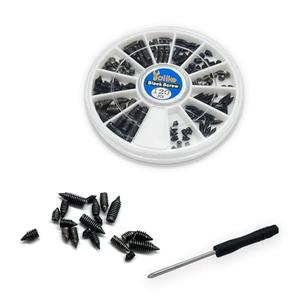 120 pcs Nickel Plated Tip Screws Pointed Cross Slot Leather Accessories 12 Sizes Black Belt Screws Include M2*3-M2*6, M2.5 * 3-M2.5 * 8, M3*3-M3*8 with 2mm Screwdriver for Belt Buckle Wallet Handbag 120 pcs Nickel Plated Tip Screws Pointed Cross Slot Leather Accessories 12 Sizes Black Belt Screws Include M2*3-M2*6, M2.5 * 3-M2.5 * 8, M3*3-M3*8 with 2mm Screwdriver for Belt Buckle Wallet Handbag