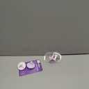 Philips Avent Soothie Orthodontic Baby Pacifiers, 100% Silicone Pacifiers, One Piece, BPA-Free, for Babies 3-18 Months, 2 Lilac and 2 Pink, 4 Pack, Model SCF192/70