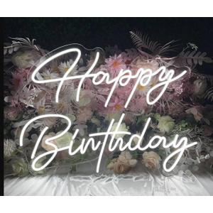 Ulalaza LED Neon Sign Night Light for Wall Party Dcor Bedroom Room Bar Wedding Home Birthday Art Decoration Christmas with USB Light modulator 5v 16.5''*9.1''