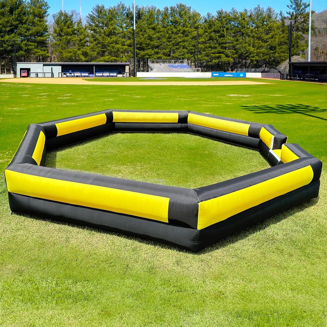 OZIS Gaga Ball Pit Inflatable 20FT with Built-in Blower, Portable Gaga Pit for Indoor Outdoor School Family Activities Easy to Setup
