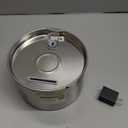 Stainless Steel Cat Water Fountain: Pet Fountains Indoor Metal Automatic Dispenser Cat Waterer Bowls Dog Faucet Bottle Pets 24/7 Running Watering for Drinking Quiet Pump with 1 Filter