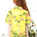 SSLR Big Girls Hawaiian Shirt Beach Tropical Summer Casual Short Sleeve Button Down Shirt