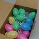 Timer - 2 Pack Easter Lights Easter Decorations, Total 20FT 40LED Easter Egg Light Colorful Waterproof Easter Lights Battery Operated for Indoor Outdoor Home Holiday Hunt Decor, Each 10FT 20LED