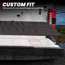 LASFIT Truck Tailgate Mat for Ford Super Duty F250 F350 F450 2026 2025 2024 2023 Truck Bed (Not Fit Optional with Tailgate Step) All Weather Protector TPE Tailgate Liner,1pc Black