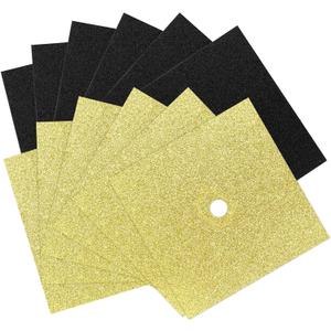 12 Sheets Glitter Cardstock Paper for Graduation Cap Decorations Kit with Graduation Cap Decorations for Class of 2026 Students DIY Projects and 3 Pcs Gemstone Border Stickers for Grad Parties