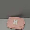 YOOLIFE Customized Gifts for Women - Personalized Birthday Gift for Mom, Mom Gifts From Daughter, Mother In Law Gifts, Mama Gift Idea, Pink Initial Crossbody Bag Belt Bag H