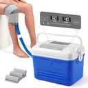 Ice Machine for Knee after Surgery, Cold Therapy Machine, Portable Ice Therapy Machine for Knee, Shoulder, Hip & Ankle with Programmable Timer, Cryotherapy Pain Relief for Sports Injuries and Swelling