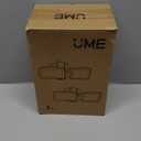 UME 19W 2-Pack Dusk to Dawn LED Security Light Outdoor, 2 Adjustable Head, 2000LM, 5000K, IP65 Waterproof, Super Bright Flood Light with Photocell for Garage, Yard, Exterior, Entryway (Black)