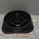 Yopnoyik 2 Pack Slow Feeder Dog Bowls for Healthy Eating, Non-Slip and Anti-Choking Design, Reduces Bloating & Overeating for Large Dogs, Easy to Clean (Black and Pink)