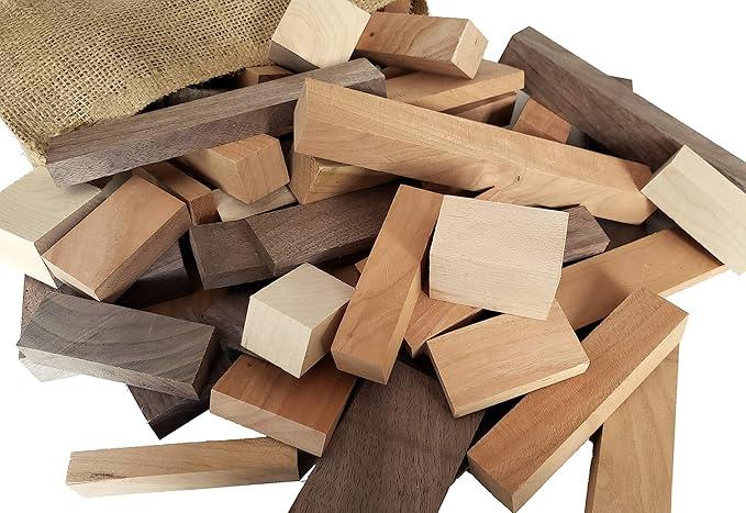 Wooden Pieces Lot Different Sizes
