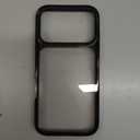 JETech Case for iPhone 17 Pro 6.3-Inch, Non-Yellowing Shockproof Phone Bumper Cover, Anti-Scratch Clear Back (Black)