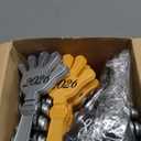 48 Pcs 2026 Happy New Year Hand Clappers Noisemakers New Years Eve Glitter Clappers Noisemakers Black Silver Gold Plastic Clapping Hands for Graduation Birthday Party Favors Supplies, 7 In