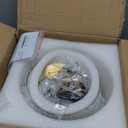 AUTELO Gold Pendant Lights, 1-Light Pendant Lights Kitchen Island in Brushed Gold Finish with Clear Glass, Vintage Pendant Light Fixtures, Gold Hanging Lights for Kitchen Island H9385 BG-R