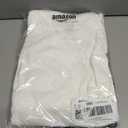 Amazon Essentials Men's Cotton Poplin Pajama Short with Cotton T-Shirt Set (White, S)