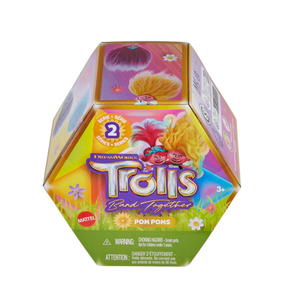 Mattel DreamWorks Trolls Pom Pom Keychain Mini Doll - Satin
