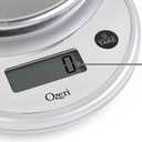 Ozeri Pronto Digital Multifunction Kitchen and Food Scale, All Silver, Compact