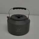 Bulin Camping Kettle, 2.2L Large Portable Stovetop Tea Kettle Fast Heating Boiling Hot Water for Open Fire Lightweight Coffee Pot with Anti-Scald Handle & Carry Bag for Outdoor Hiking Picnic Travel