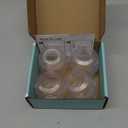 Child Safety Door Knob Cover (4 Pack) Hard-to-Remove Dual-Lock Door Handle Covers for Kids - Reusable Baby Proof Door Knob Locks - Installs Easily, No Tools Needed (Transparent)