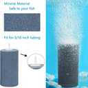 AQUANEAT 4x2 inch Aquarium Air Stones 10pcs, Aerator Diffuser,Air Stones for Aquariums,Fish Tanks,Pond and Hydroponics