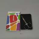 BEZOX Curved Cuticle Scissors - Precision Manicure Scissor Nail Cuticle Trimmer, Professional Stainless Steel Nail Scissors for Cuticle Care, Cuticle Cutter Small Scissors for Women - Silver