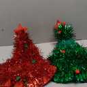 Christmas Hat Set Multi-Piece Set with 30 LED Colorful Lights Christmas Tree Decoration Hat for Adults