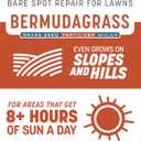 Pennington Smart Patch Bermudagrass 5lb 100 sq. ft. Grass Seed Bare Spot Repair with Mulch and Fertilizer (EXP 05/06/27)