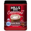 Hills Bros. Cappuccino Mix Rich, Frothy Coffeehouse-Tasting Instant Drink Mix Quick and Easy Preparation Perfect for Hot & Iced Drinks & Creaming Coffee Sugar-Free Double Mocha, 1 Pack of 12oz (EXP 06/05/27)